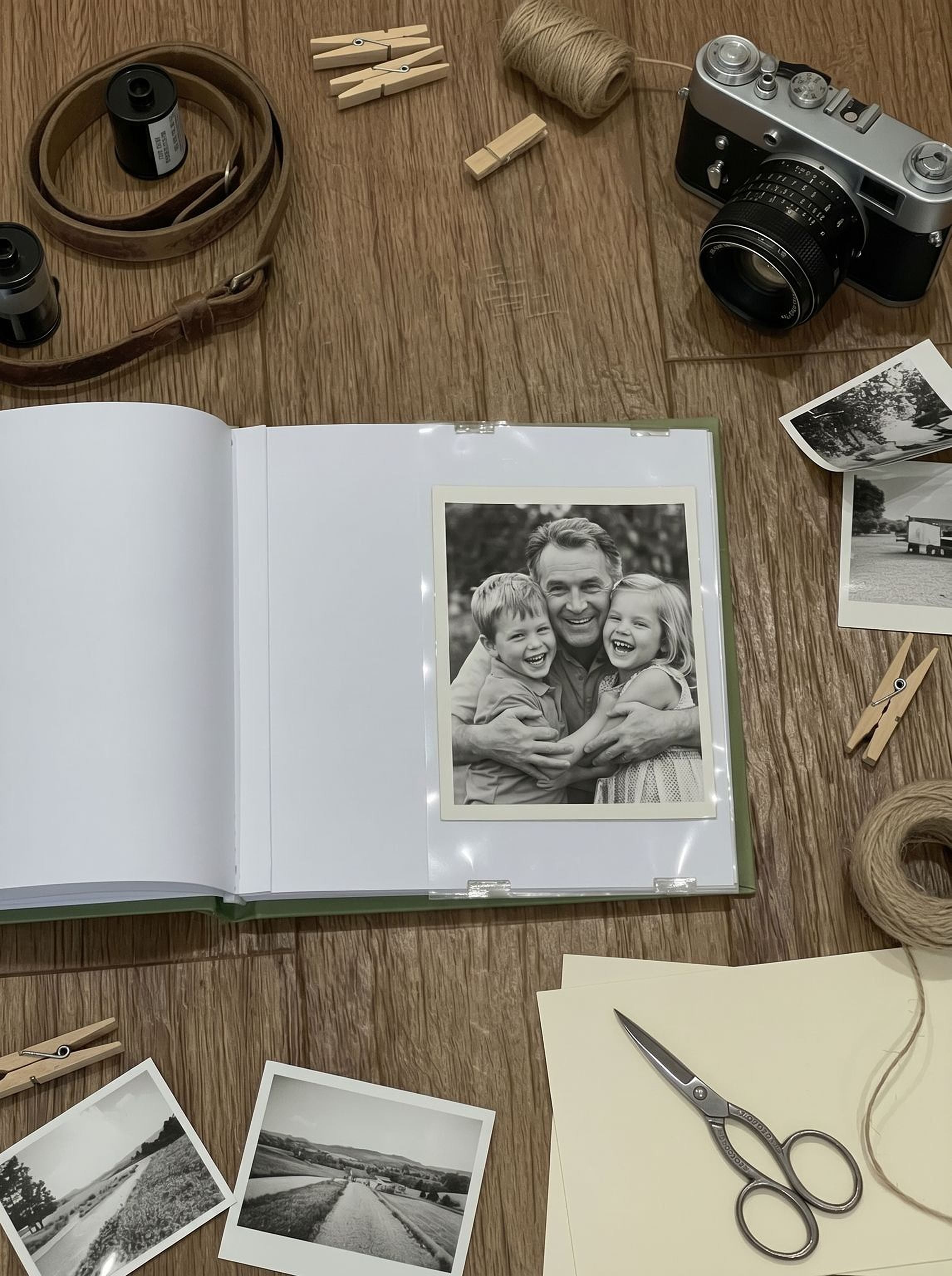 Dad Photo Album – Green Leaf Design Keepsake With 50 Photo Capacity photo album ukgiftstoreonline