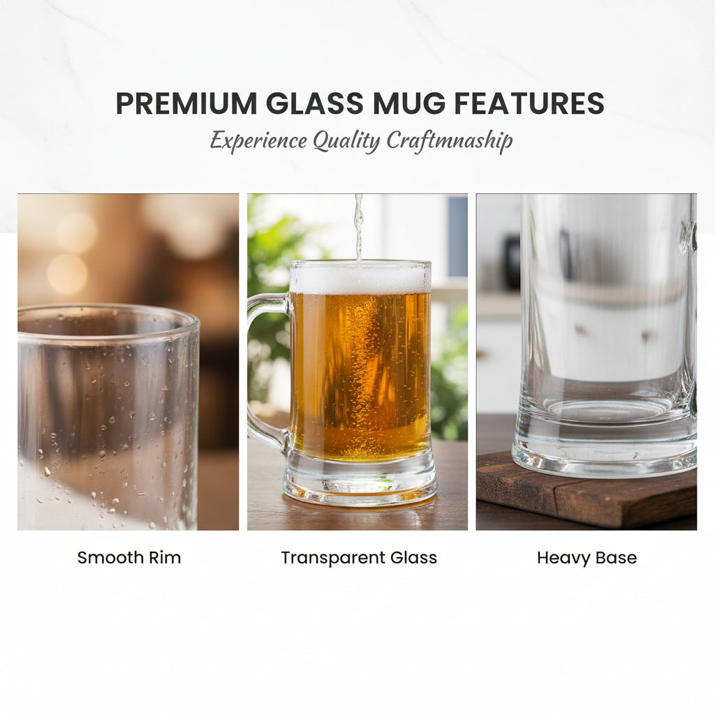 Personalised Engraved Beer Stein Glass, 510ml Capacity, Laser Engraved, Dishwasher Safe, Gift Boxed personalised beer glasses ukgiftstoreonline