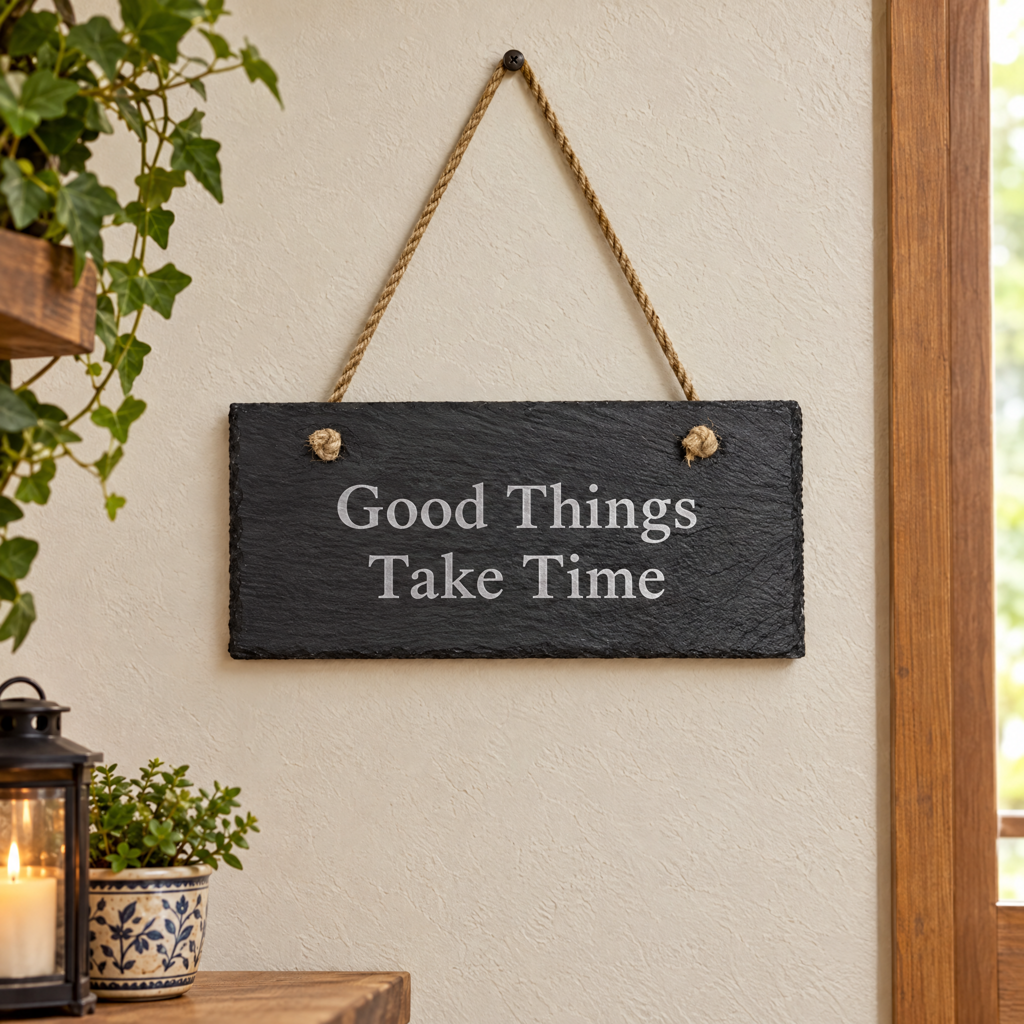 Engraved Slate Plaque, Personalised Rectangle Sign, Outdoor Ready Personalised Slates ukgiftstoreonline