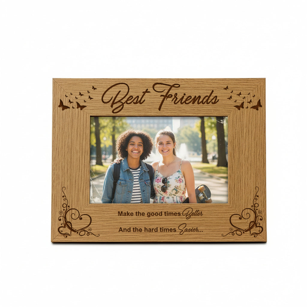 Best Friends Wooden Photo Frame Gift Friends Photo album ukgiftstoreonline