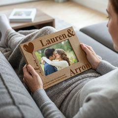 Personalised Love Couple Photo Frame Gift Anniversary Photo Frame ukgiftstoreonline