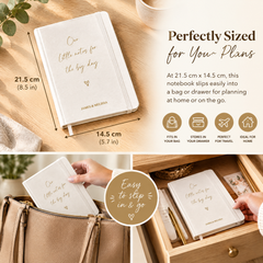 Personalised Engagement Wedding Planner Notebook Bride To Be Pad ukgiftstoreonline