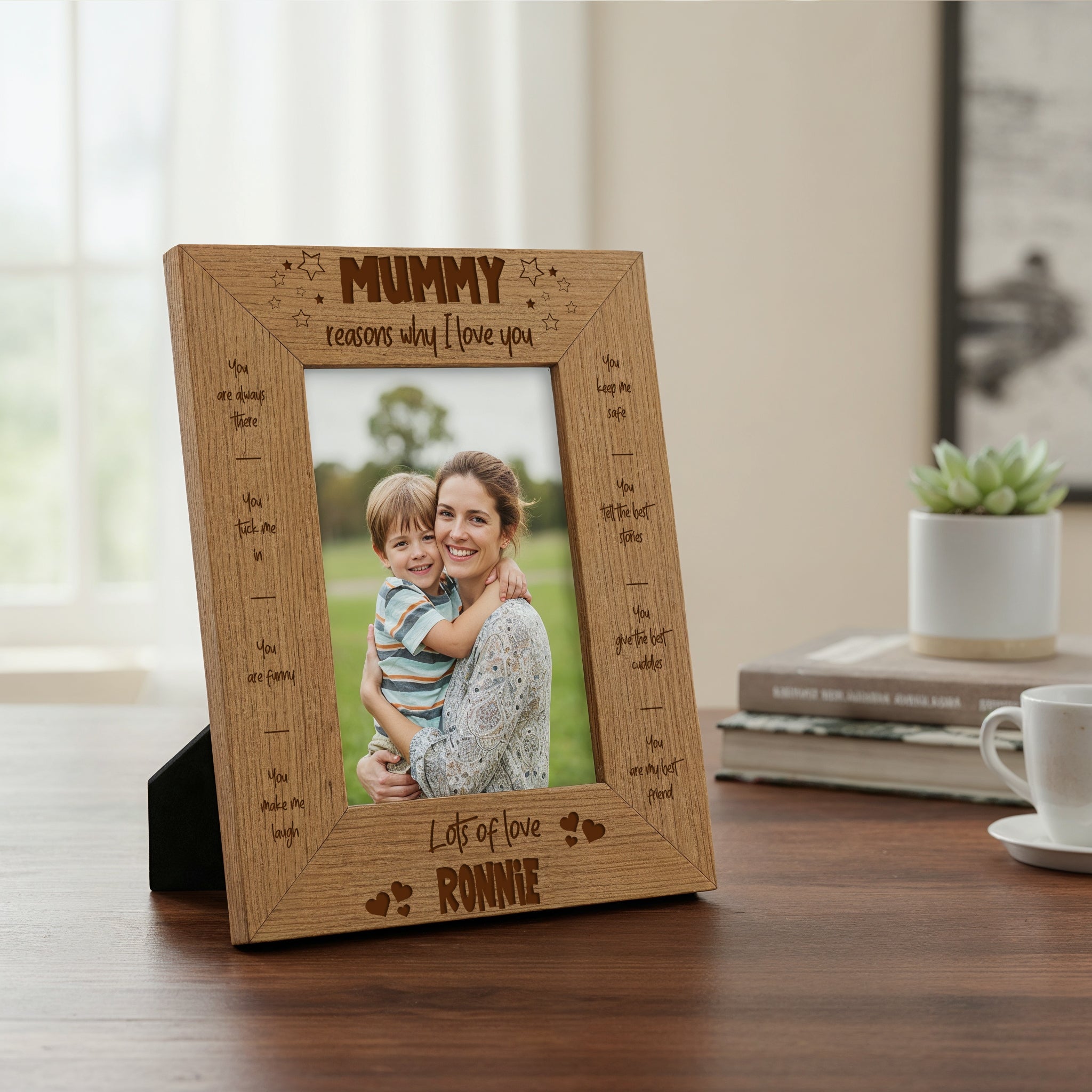 Personalised Mummy Photo Frame Gift The Reasons I Love You Mummy Photo Frame ukgiftstoreonline