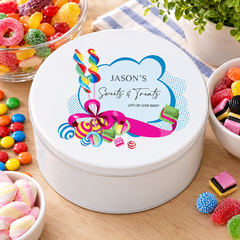 Personalised Any Name Sweet Storage Tin Gift Storage Tin ukgiftstoreonline