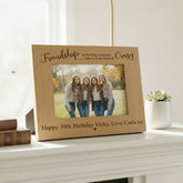 Personalised Friendship Kind Of Crazy Photo Frame gift Friends Photo Frame ukgiftstoreonline Landscape 4 x 6 Inch