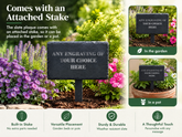 Personalised Slate Plant Marker Garden or Pot Plaque Any Engraving Personalised Garden Stone Slate ukgiftstoreonline