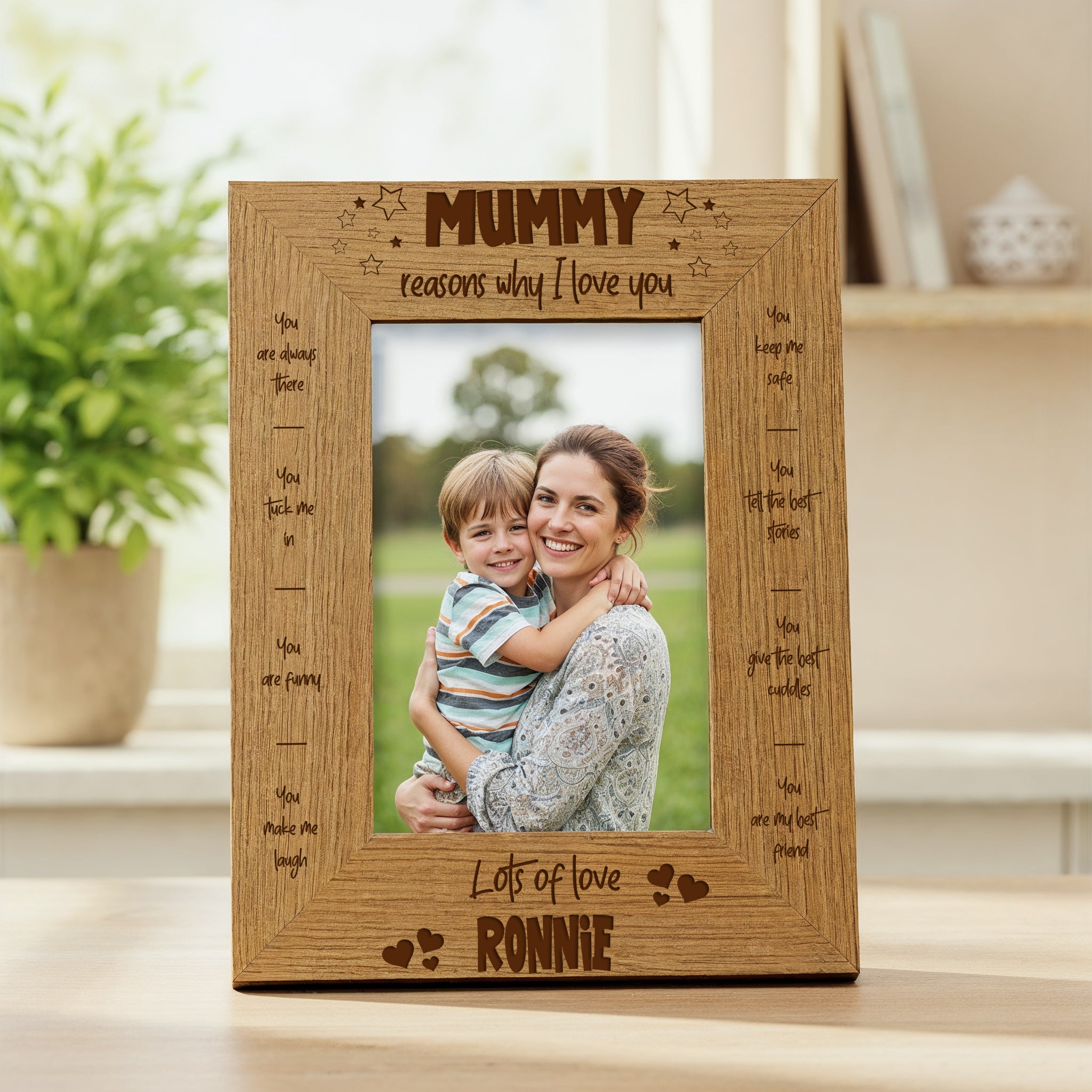 Personalised Mummy Photo Frame Gift The Reasons I Love You Mummy Photo Frame ukgiftstoreonline