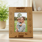 Personalised Mummy Photo Frame Gift The Reasons I Love You Mummy Photo Frame ukgiftstoreonline