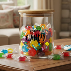Personalised Colorful Candy Jar with name and Candy Gift For Any Occasion