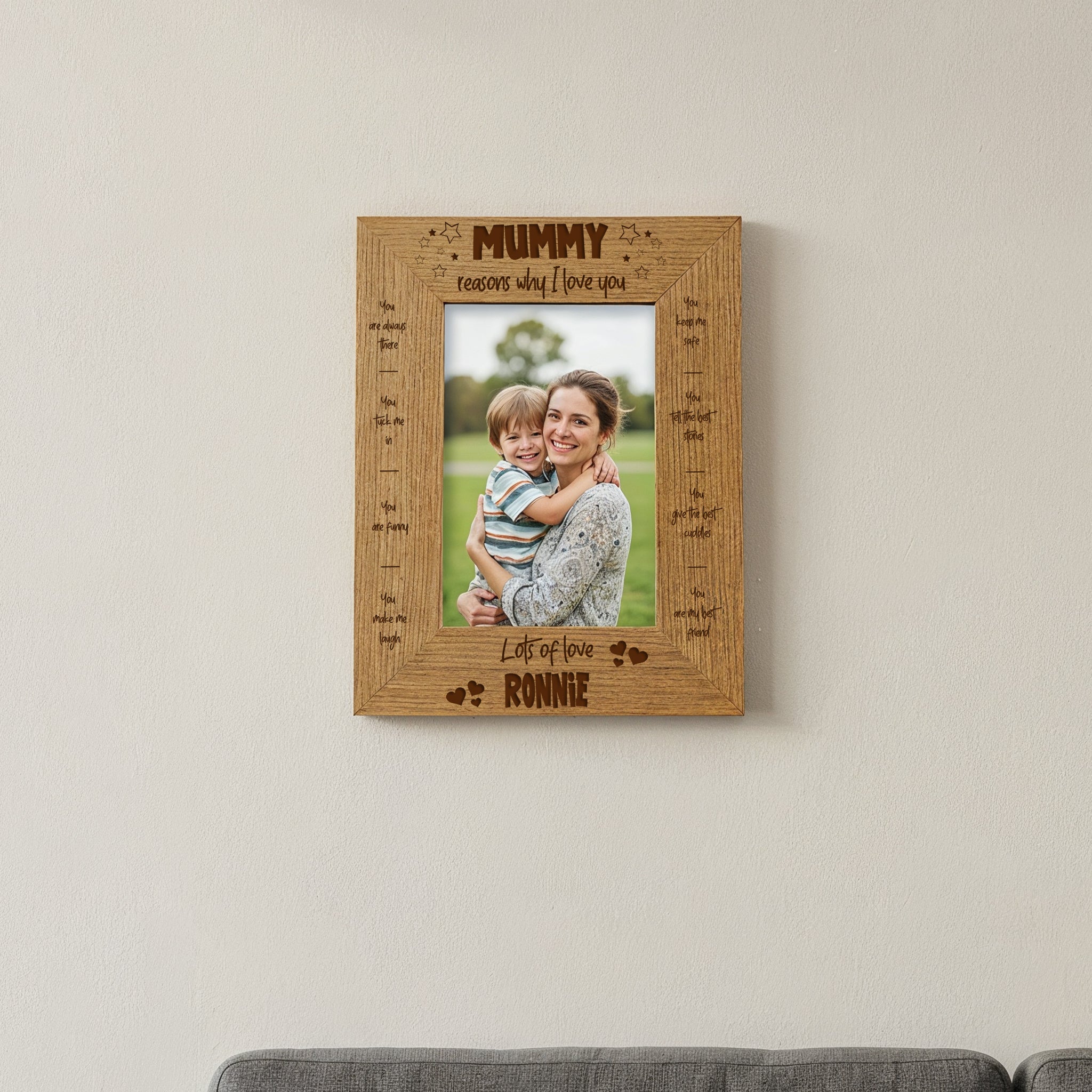 Personalised Mummy Photo Frame Gift The Reasons I Love You Mummy Photo Frame ukgiftstoreonline