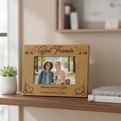 Best Friends Wooden Photo Frame Gift Friends Photo album ukgiftstoreonline