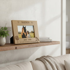 Personalised Engraved Horse Remembrance Memorial Photo Frame gift