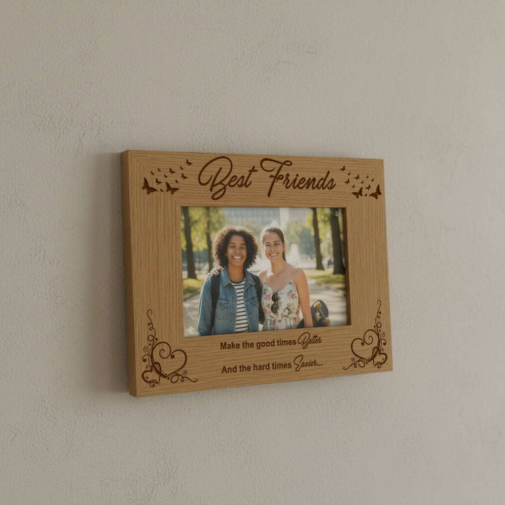 Best Friends Wooden Photo Frame Gift Friends Photo album ukgiftstoreonline