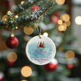 Personalised Thank You Christmas Bauble Ornament Keepsake Gift for Teacher Personalised Heart Gifts ukgiftstoreonline