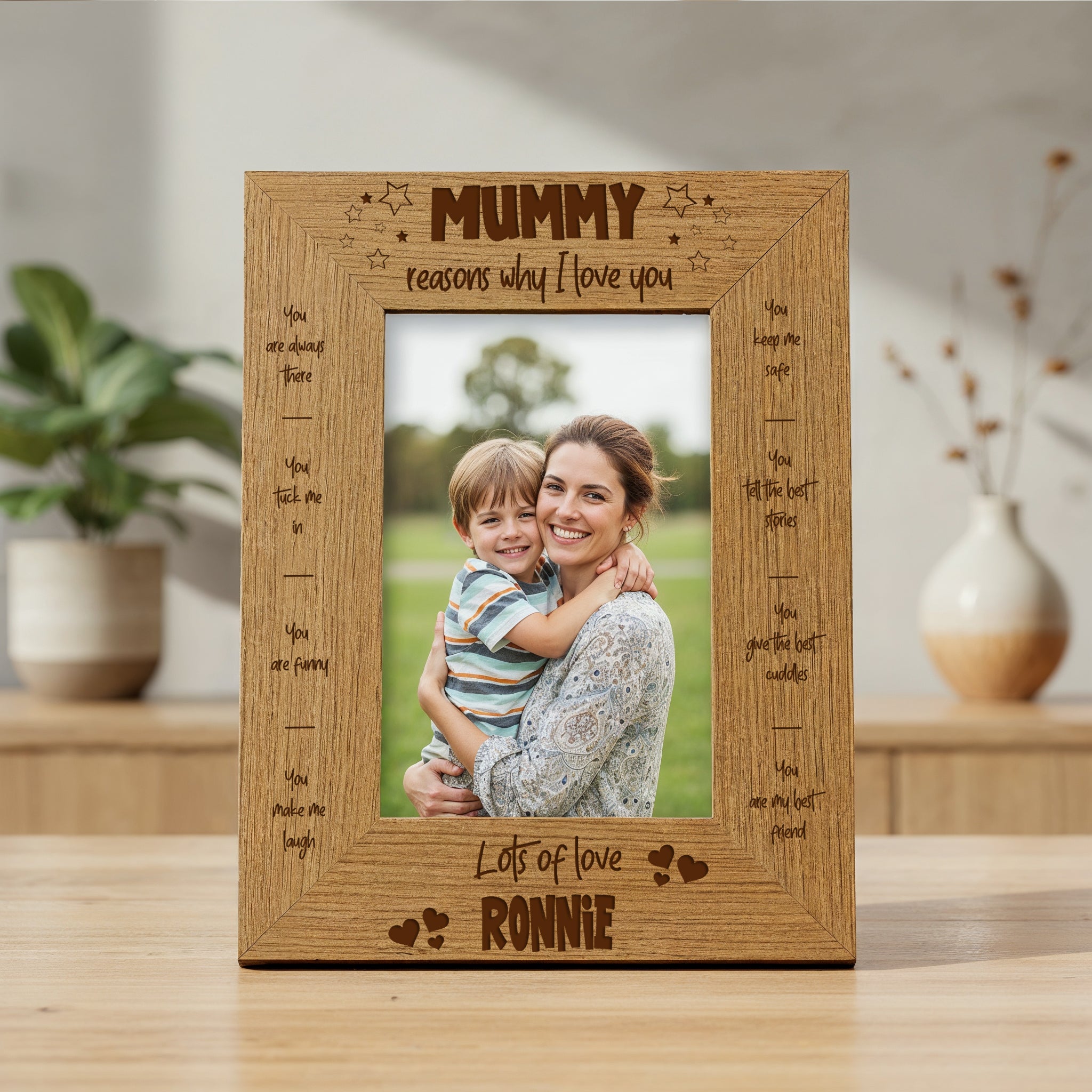 Personalised Mummy Photo Frame Gift The Reasons I Love You Mummy Photo Frame ukgiftstoreonline