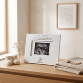 Ultrasound Baby Frame - Wooden Engraved Baby Scan Frame With Freestanding Mount Photo Frame ukgiftstoreonline