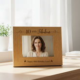 Personalised Fabulous At Any Age Birthday Photo Frame Birthday Gift 18th, 21st, 30th, 40th, 50th, 60th, 70th personalised photo frames ukgiftstoreonline