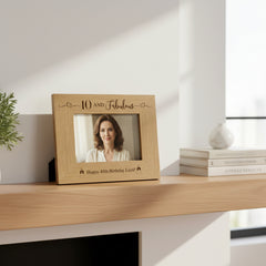 Personalised Fabulous At Any Age Birthday Photo Frame Birthday Gift 18th, 21st, 30th, 40th, 50th, 60th, 70th personalised photo frames ukgiftstoreonline