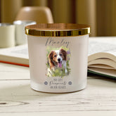 Personalised Remembrance Pet Memorial Photo Candle With Variety of Scents and Colours