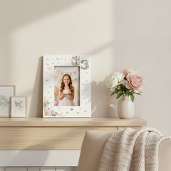 13th Birthday Photo Picture Frame Gift For Her With Butterflies and Flowers Photo Frame ukgiftstoreonline