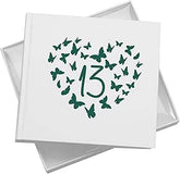 13th Birthday White Photo Album Gift With Butterflies 50 x 6x4 Photos Pack of 5 Wholesale Trade photo album ukgiftstoreonline