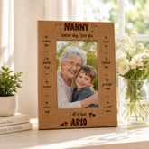 Personalised Nanny Photo Frame Gift The Reasons I Love You Nanny Photo Frame ukgiftstoreonline