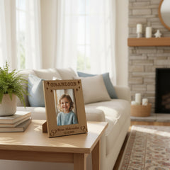 Personalised Grandson Portrait Wooden Photo Frame Gift Grandson Photo Frame ukgiftstoreonline