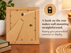 Personalised Wooden Double Photo Frame Engraved Any Message Photo Frame ukgiftstoreonline