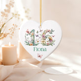 Personalised Landmark Birthday Butterfly and Flowers Heart Gift 13th 16th 18th 21st 30th 40th 50th 60th 70th 80th 90th Personalised Heart Gifts ukgiftstoreonline 16