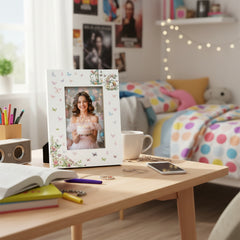16th Birthday Photo Picture Frame Gift For Her With Butterflies and Flowers Photo Frame ukgiftstoreonline