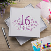 16th Birthday White Photo Album Gift For Her 50 x 6" x 4" Photos
