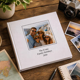 Personalised Photo Album, Classic Linen Cover, 22Cm Square, 120 Slip-In Sleeves ukgiftstoreonline