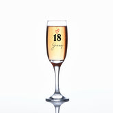 Personalised 18th Birthday Champagne Prosecco Glass Gift For Her