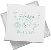 18th Birthday White Photo Album Gift For Her Or Him With Present Design Pack of 5 Wholesale Trade