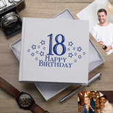 18th Birthday Photo Album Gift For Him For 50 x 6 by 4 Photos