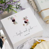 ukgiftstoreonline Personalised Initials Wedding Keepsake Memory Box