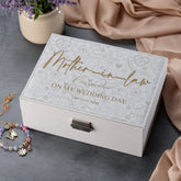Personalised Mother-In-Law Large Jewellery Box Gift