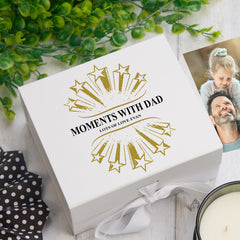 ukgiftstoreonline Personalised Moments with Dad Keepsake Memory Box