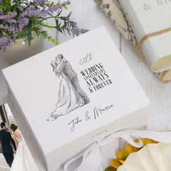 Personalised 60th Anniversary Keepsake Memory Box Married Couple Gift