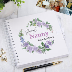 Personalised Special Nanny Scrapbook Photo Album Keepsake Memory gift