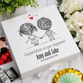 ukgiftstoreonline Personalised Engagement Gift Keepsake Memory Gift Box