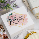 Personalised Wedding Gift Box - Bridal Party Gift - Personalised Gift Box - Maid of Honour - Personalized Bridesmaid Gift - Name and Role