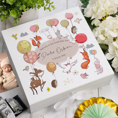 ukgiftstoreonline Personalised Welcome to the world little One Birthday Keepsake Memory Box