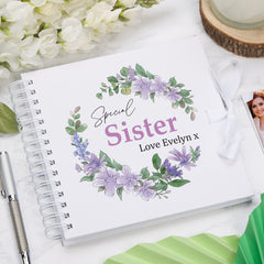 Personalised Special Sister Scrapbook Photo Album Memories Keepsake Gift