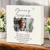 Personalised Granny Memorial Sympathy Plaque Indoor or Outdoor With Photo