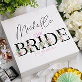 ukgiftstoreonline Personalised Bride Wedding Keepsake Memory Box Gift