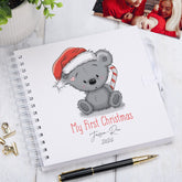 Personalised My First Christmas Scrapbook Photo Album Memory Keepsake