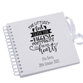 Personalised Baby Memorial Remembrance The Littlest Feet Scrapbook Photo Album Guest Book Memory Keepsake