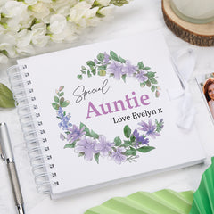 Personalised Special Auntie Scrapbook Photo Album Memories Keepsake