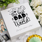 ukgiftstoreonline Personalised Best Dad In The World Keepsake Memory Gift Box